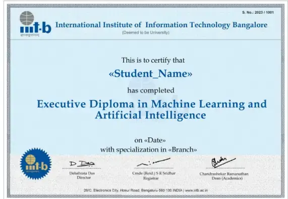 IIIT Bangalore Online Certificate