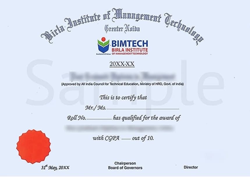 BIMTECH Online Certificate