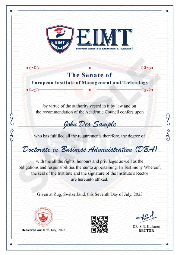 EIMT Online Certificate