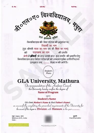 GLA University Online Certificate