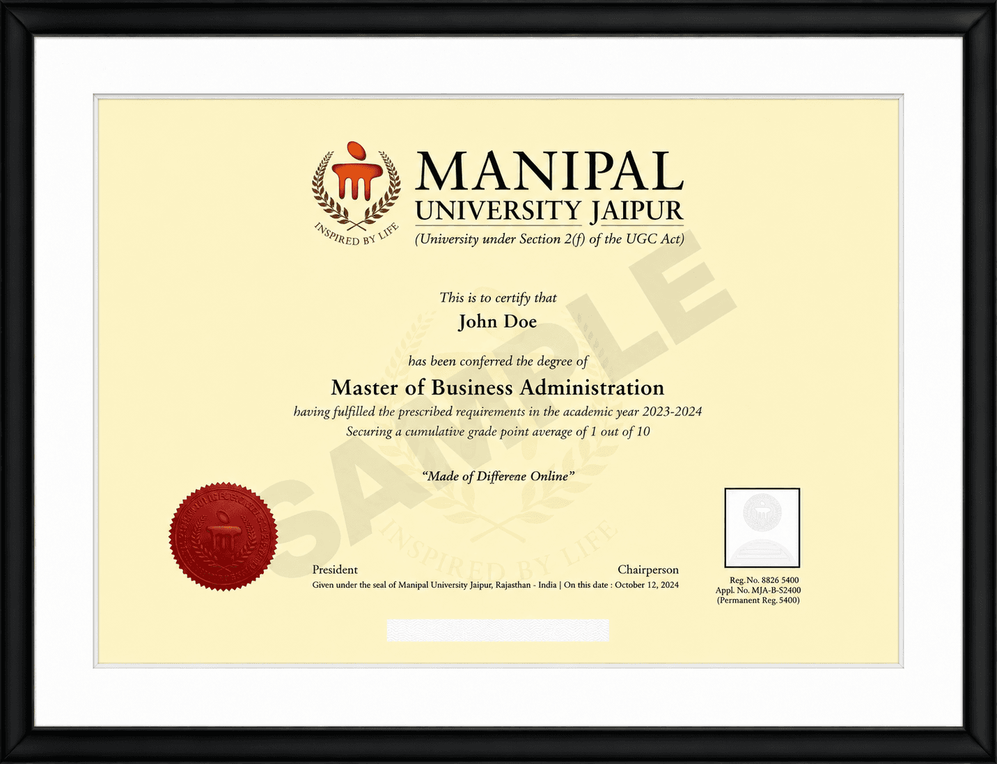 Manipal University Jaipur Online Certificate