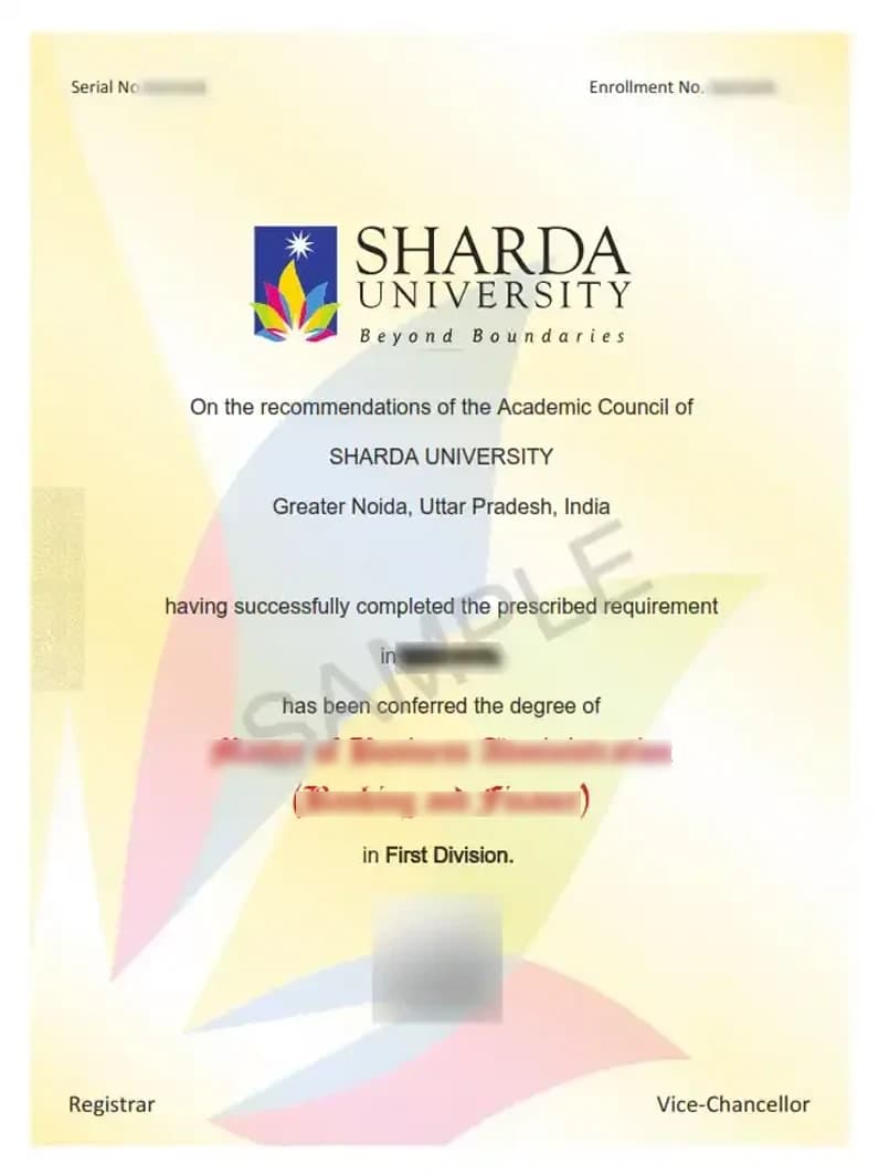 Sharda University Online Certificate